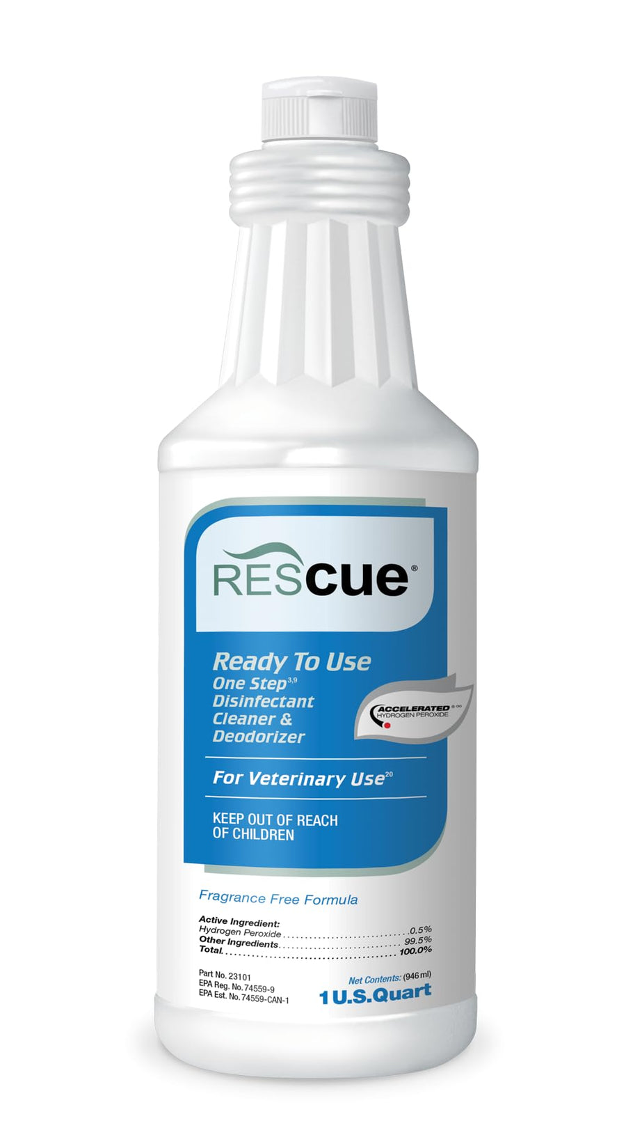 REScue One-Step Ready-to-Use Disinfectant Cleaner And Deodorizer, 32 oz