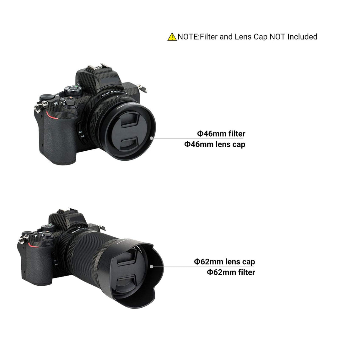 JJC Lens Hood, Screw On and Bayonet, 1+1 Count