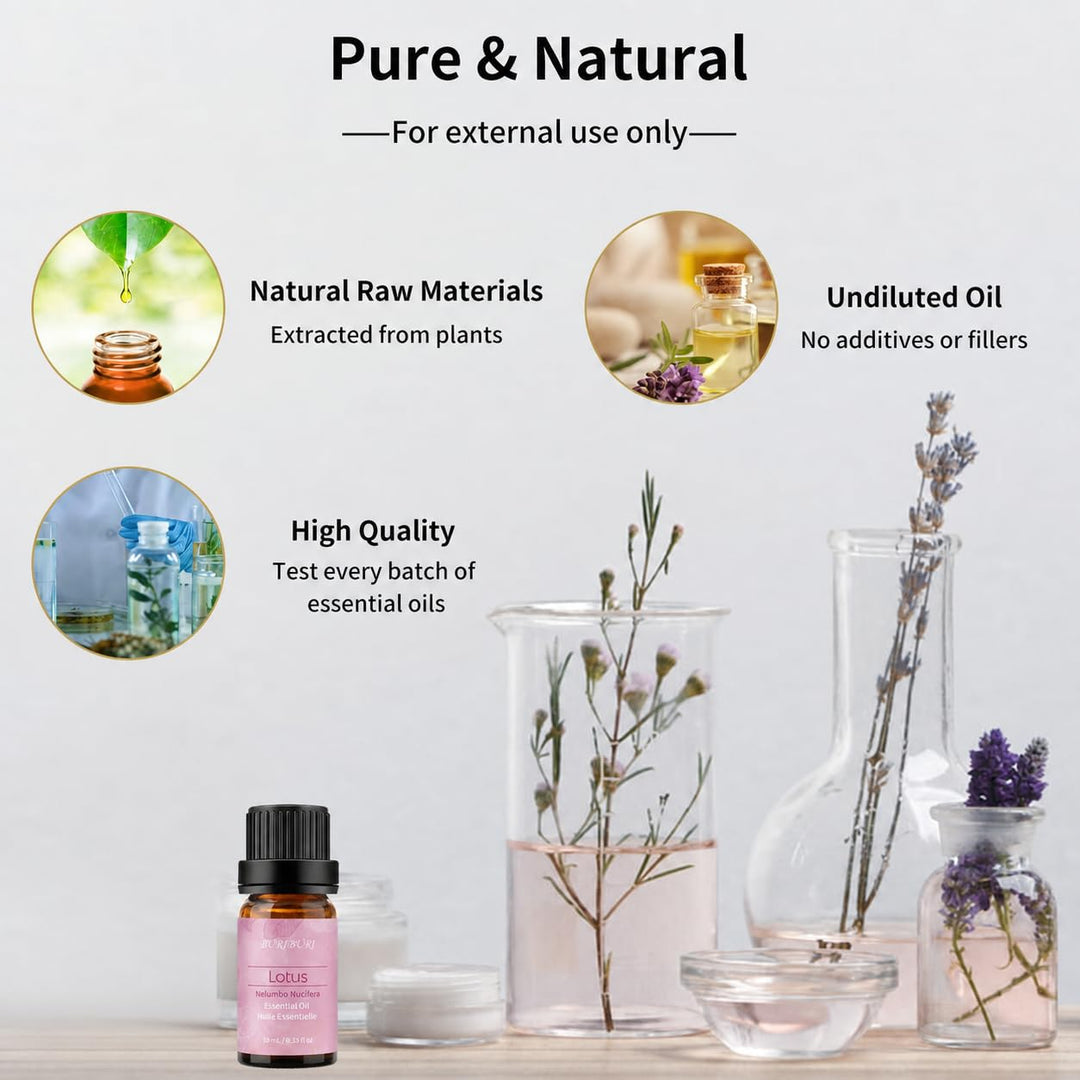 BURIBURI Lotus Essential Oil, 10 ml