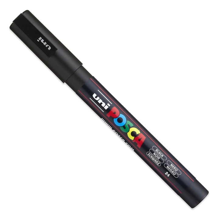 posca Paint Marker Pens Set, Black Ink, Pack of 3