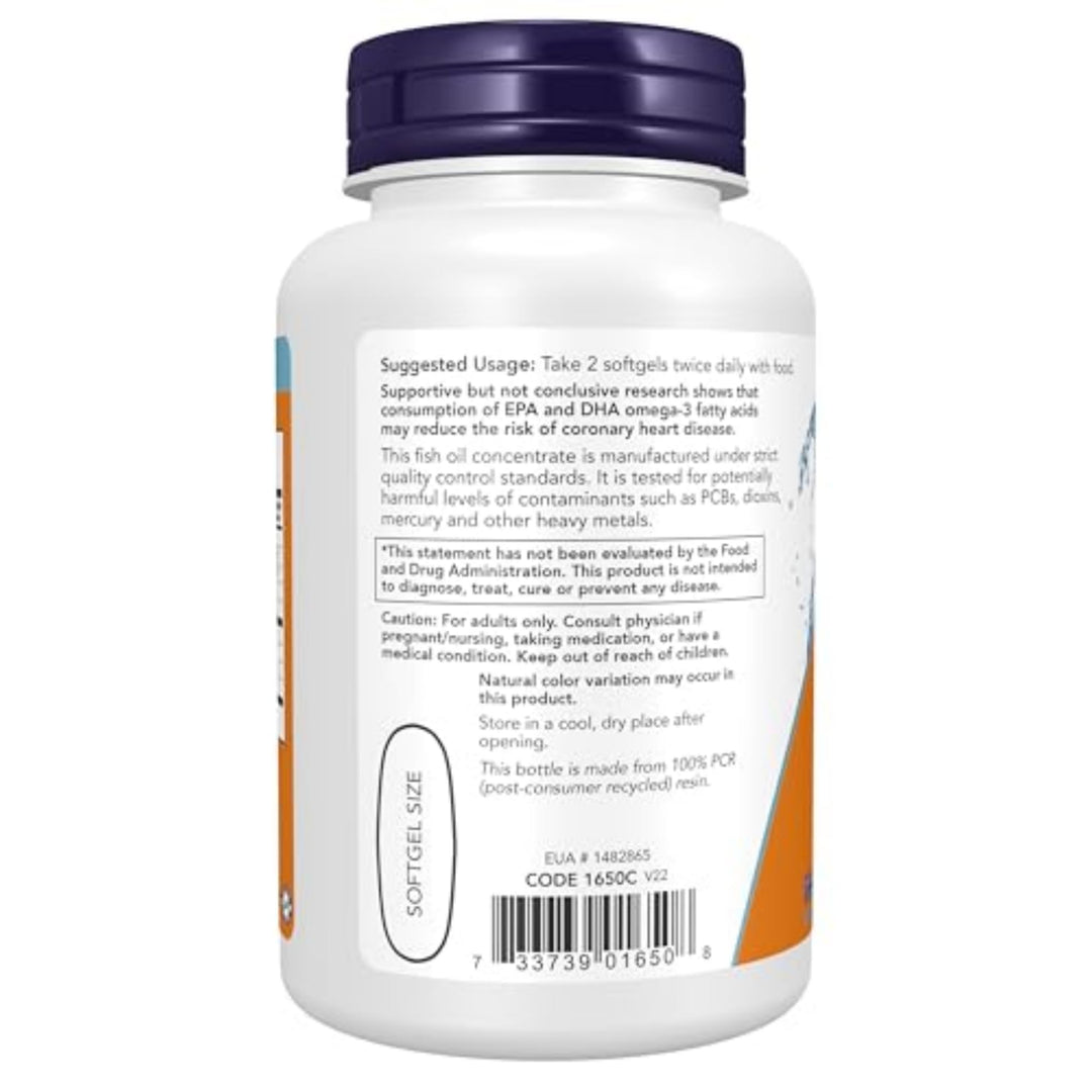 NOW Omega-3, 100 Count