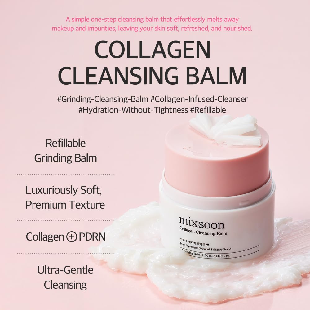 mixsoon Collagen Cleansing Balm, 1.69 fl oz