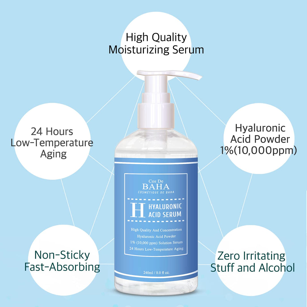 Cos De BAHA Hyaluronic Serum, 8 fl oz