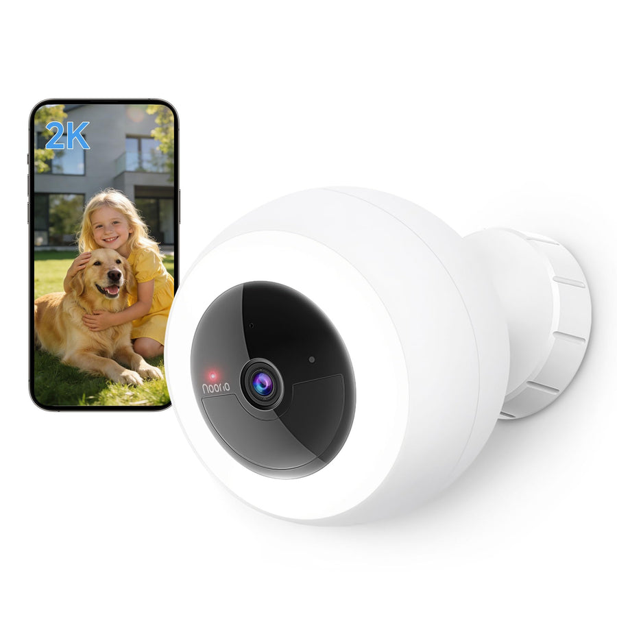 Noorio Wireless Security Camera, 2K, 16GB