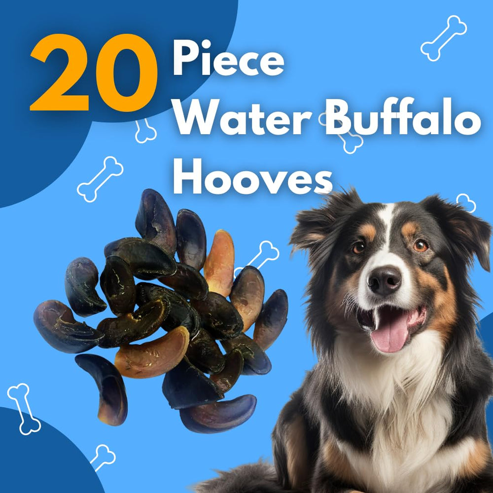 Advance Pet Products Water Buffalo Hooves, 20 Count