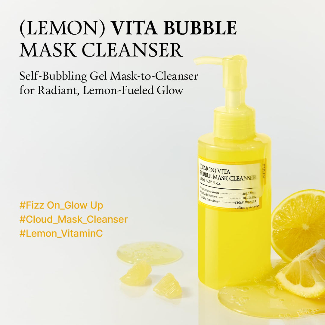 FULLY Lemon Vita Bubble Mask Cleanser, 5.07 fl oz