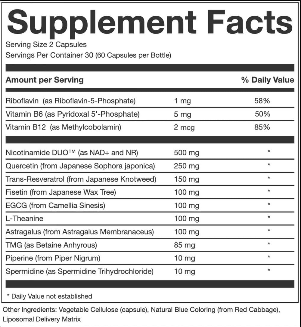 PERPETUA.LIFE NAD+ Complex AEON Anti-Aging Supplement