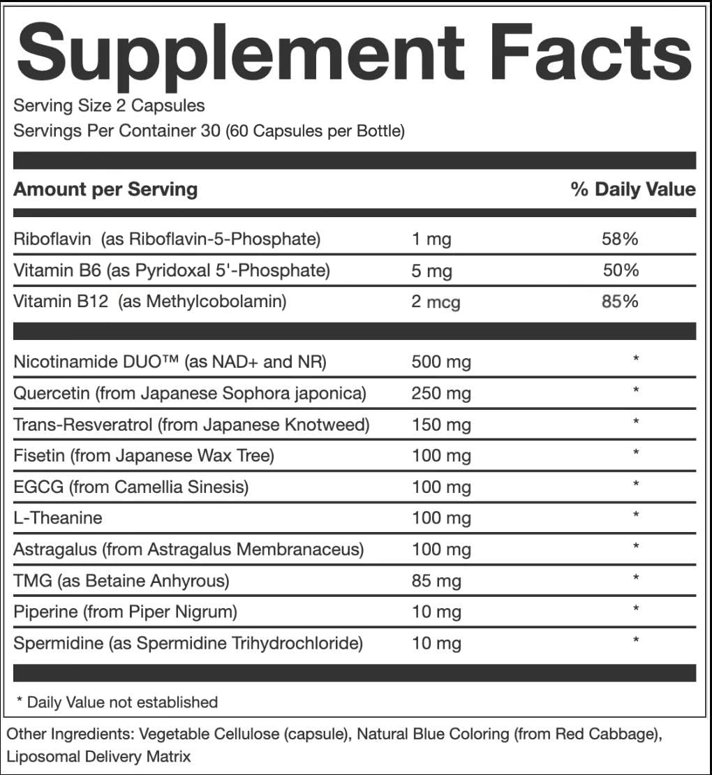 PERPETUA.LIFE NAD+ Complex AEON Anti-Aging Supplement