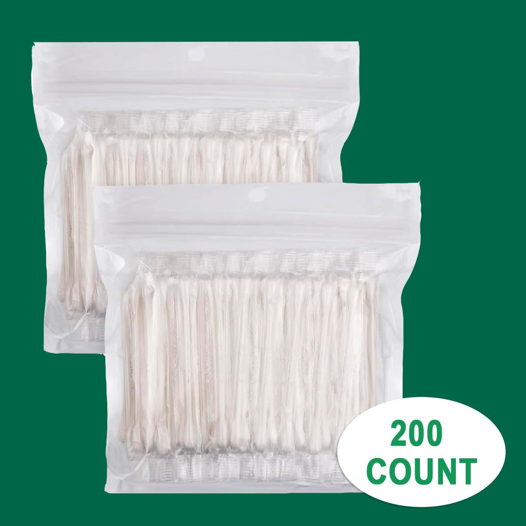 HQSLsund Cotton Swabs, Double Round End, 200 Count