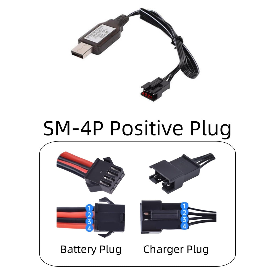 Cecicebb SM-4P USB Charger, 2 Count