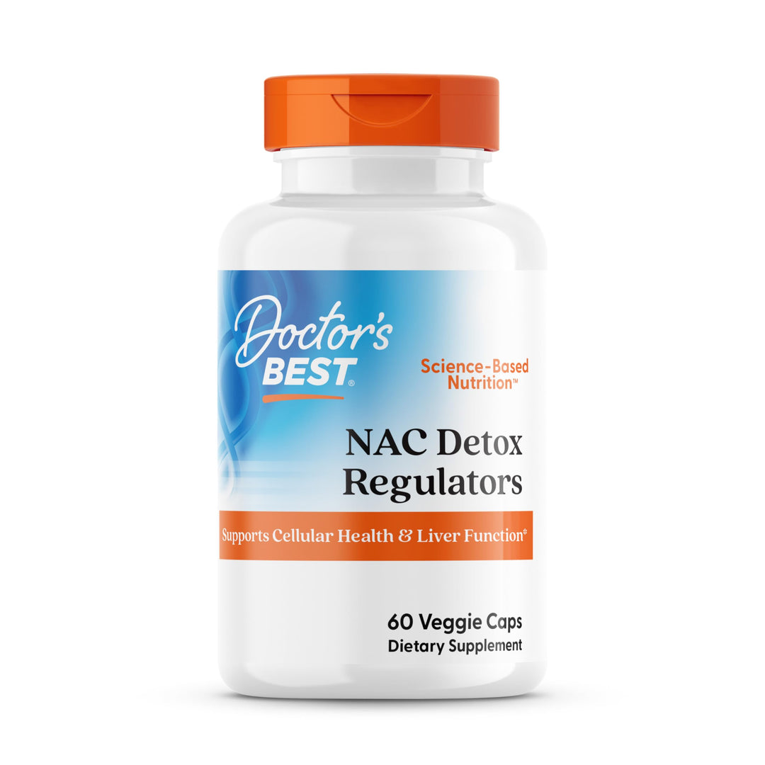 Doctor's BEST NAC Detox Regulators, 60 Count