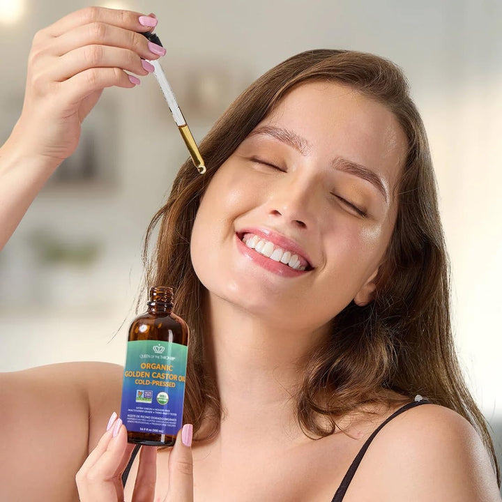 Queen of the Thrones Organic Castor Oil, 16.9 fl oz