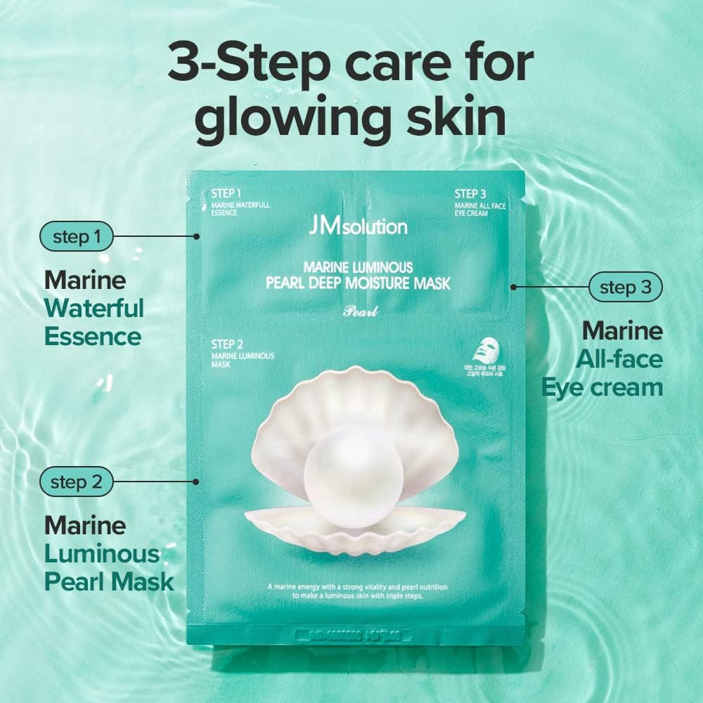 Marine Luminous Pearl Deep Moisture Mask (1.5ml+27ml+1.5ml)*10ea