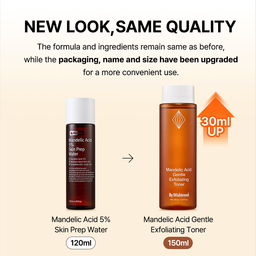 BY WISHTREND Mandelic Acid 5% Skin Prep Water, 1.01 fl oz
