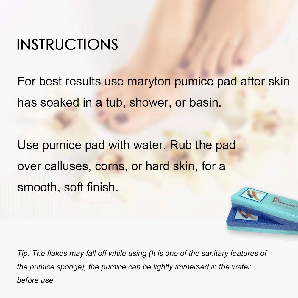 MARYTON Foot Exfoliator, 2 Count