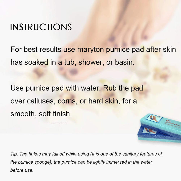 MARYTON Foot Exfoliator, 2 Count