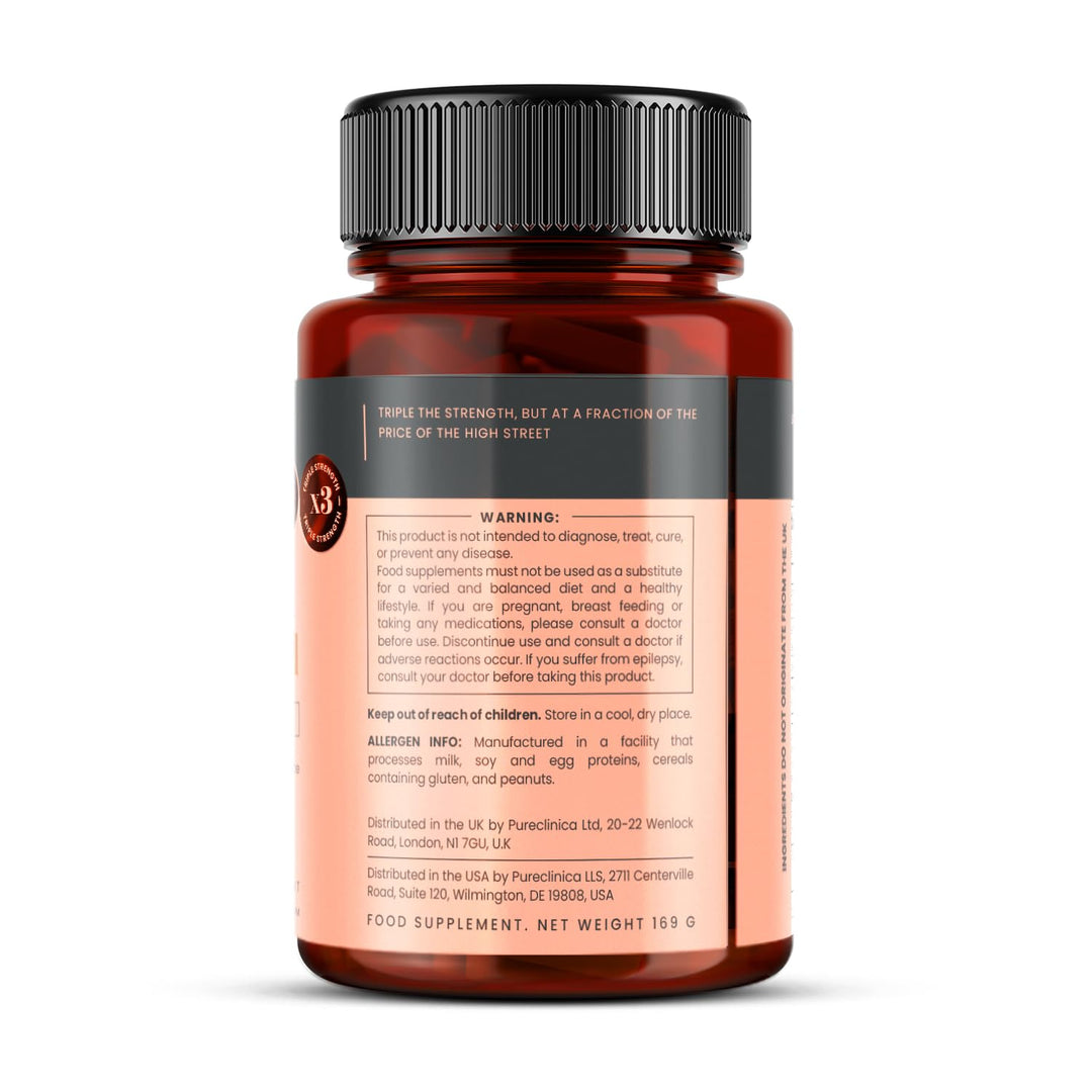 Pureclinica Hyaluronic Acid Tablets, 300 mg, 180 Count