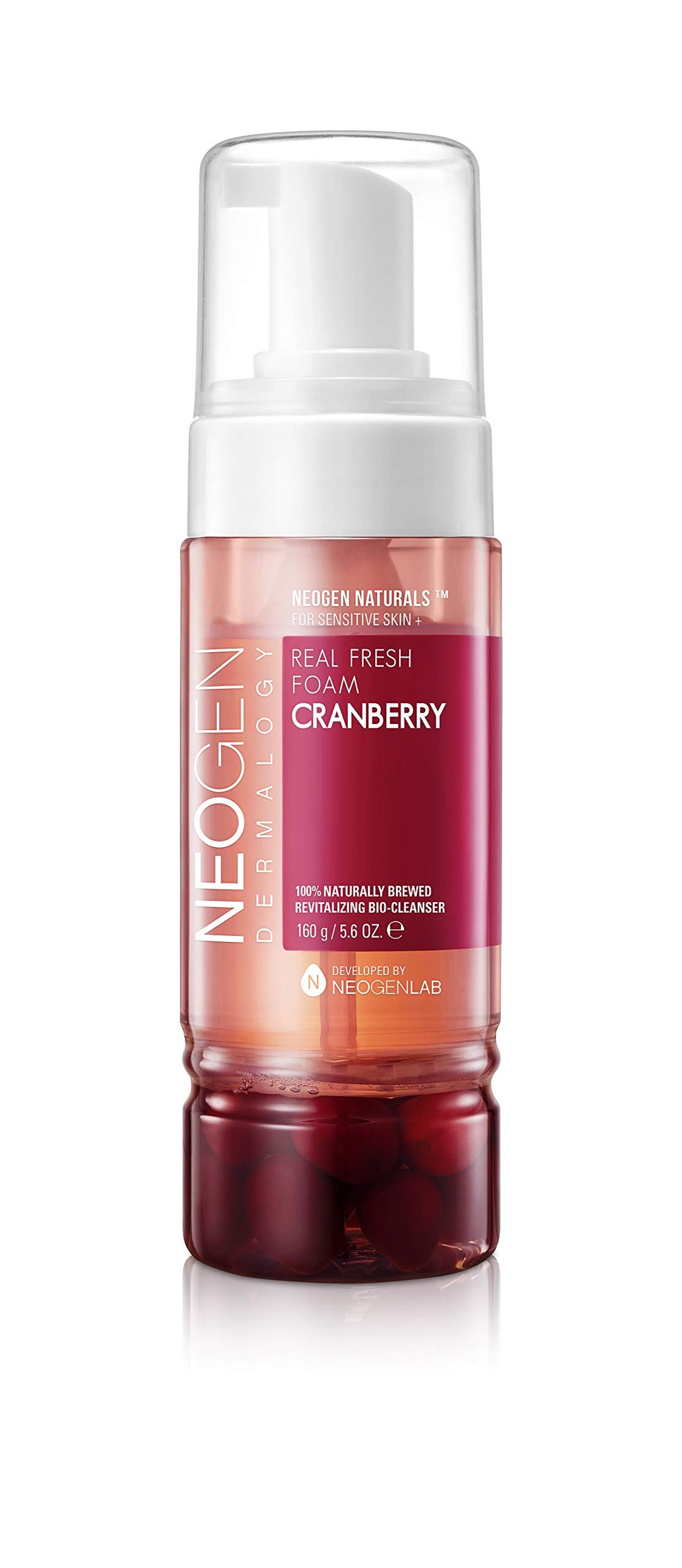 Neogen Dermalogy Real Fresh Foam Cleanser, Cranberry, 160 g