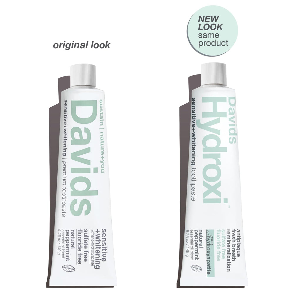 Davids Nano Hydroxyapatite Toothpaste, Peppermint, 5.25 oz