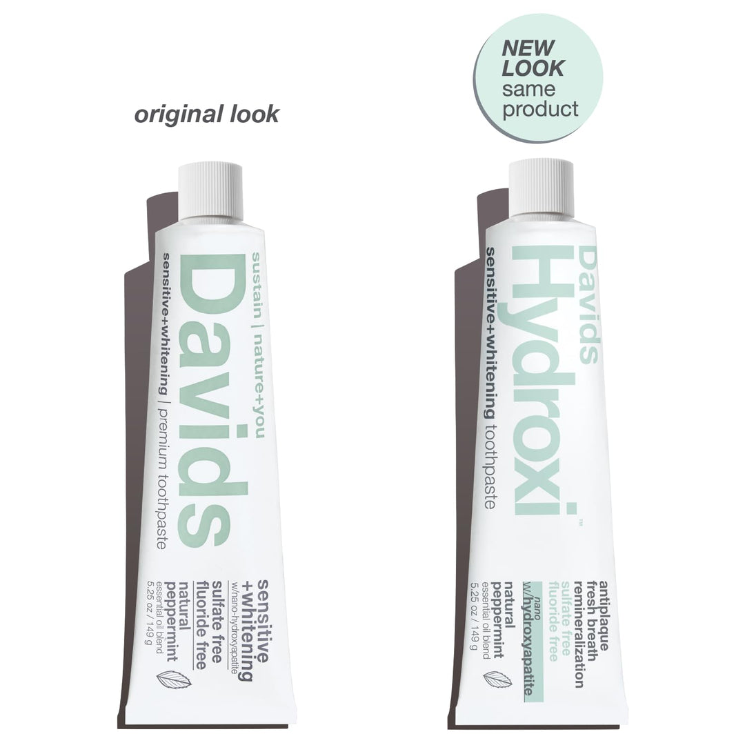 Davids Nano Hydroxyapatite Toothpaste, Peppermint, 5.25 oz