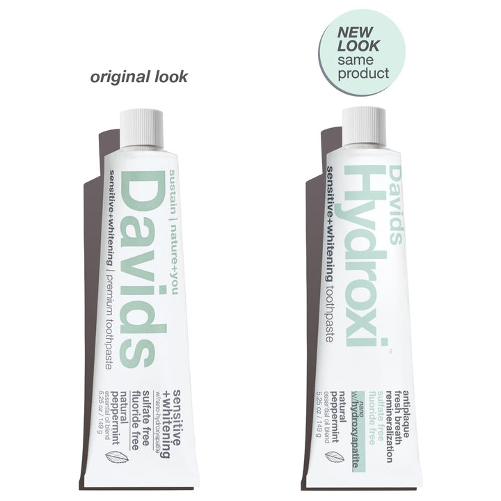 Davids Nano Hydroxyapatite Toothpaste, Peppermint, 5.25 oz