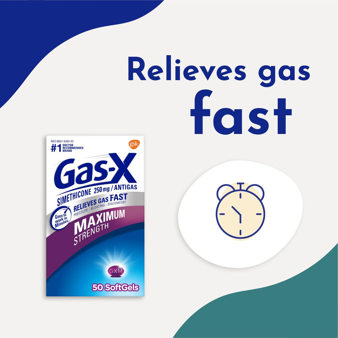 Gas-X Maximum Strength Softgels, 30 Count
