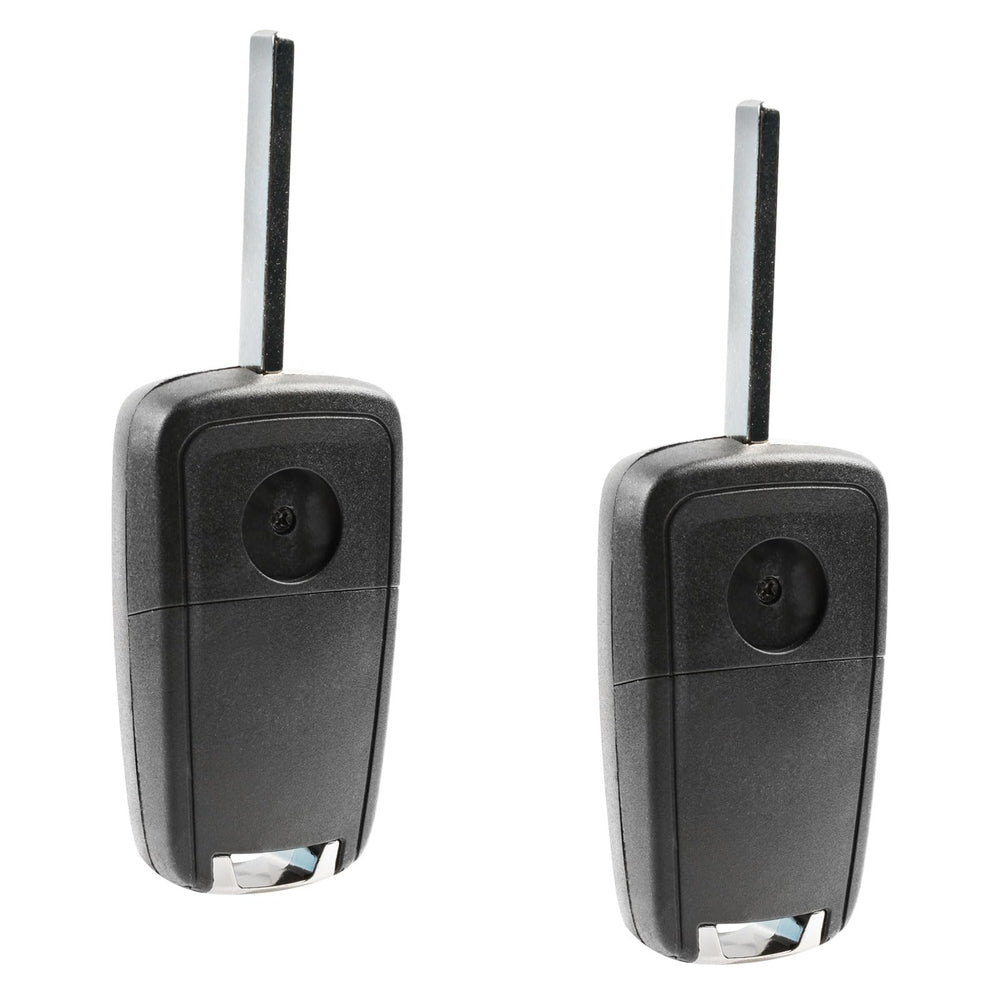 USARemote Key Fob Keyless Entry Remote Flip Shell Case And Pad, Set of 2