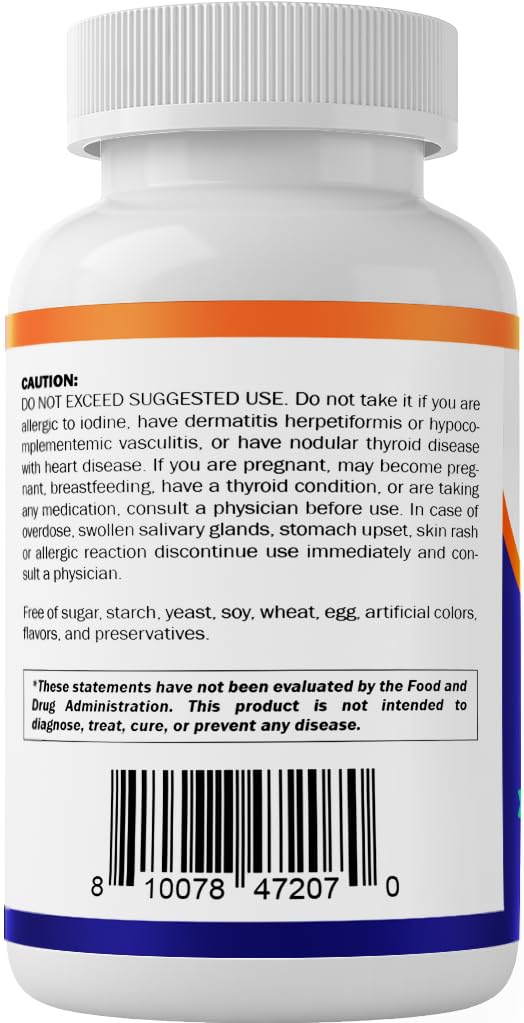 Vitamatic Potassium Iodide Tablets, 65 mg, 60 Count