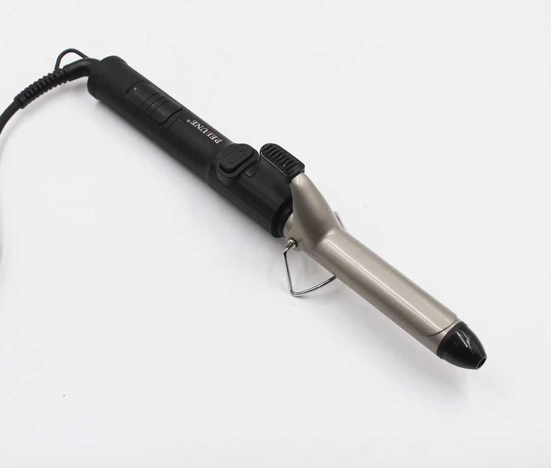 REBUNE RE-2034 Pro Corded Hair Curler, Black, Medium