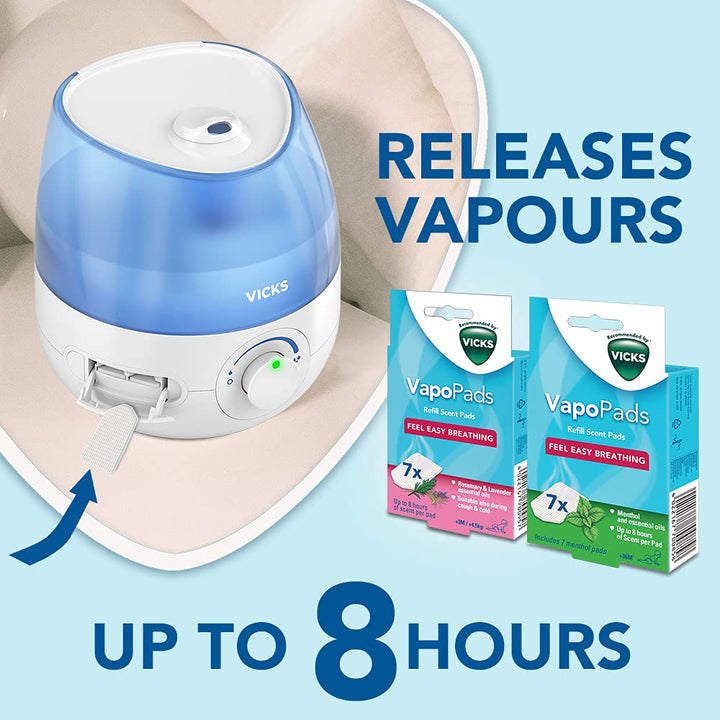Vicks Mini Cool Mist Ultrasonic Humidifier, VUL525