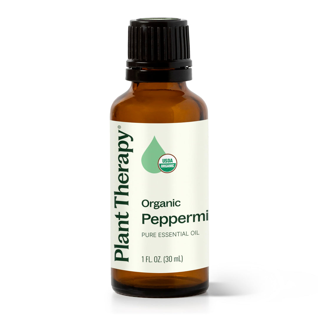 Plant Therapy Organic Peppermint Essential Oil, 30 ml