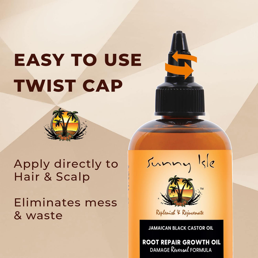 Sunny Isle Jamaican Black Castor Oil, 4 oz