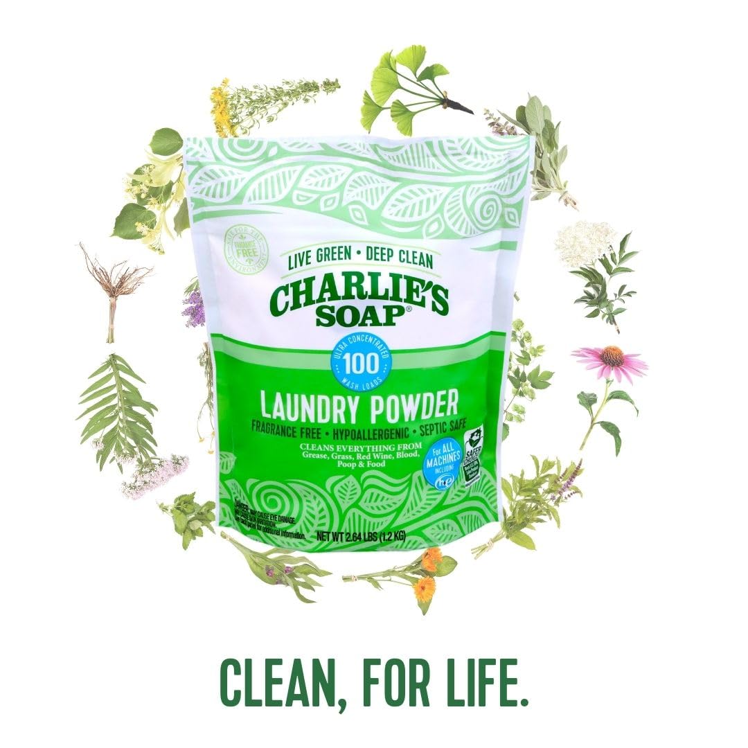 Charlie's Soap Laundry Powder, 100 Loads
