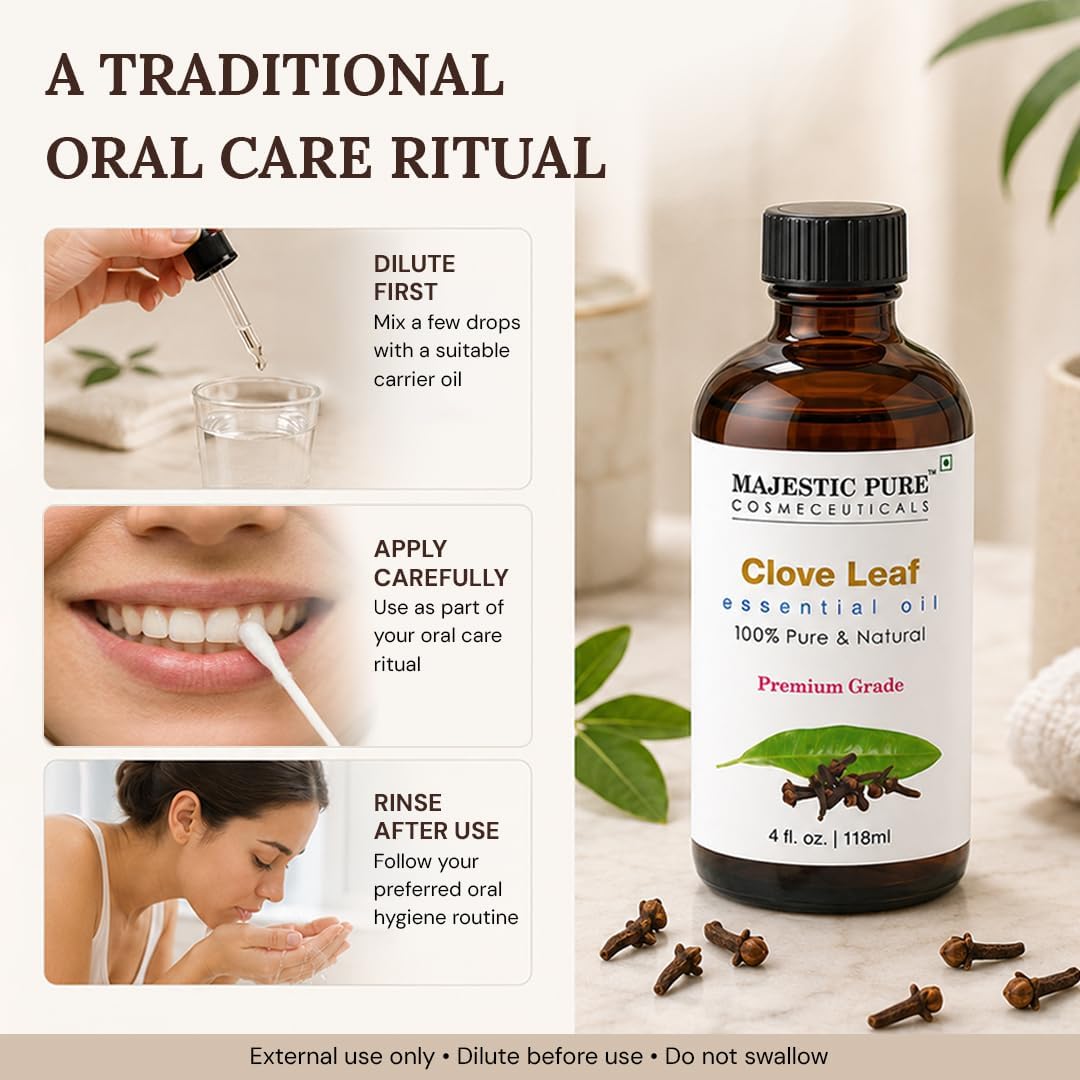 Majestic Pure Clove Essential Oil, 4 fl oz