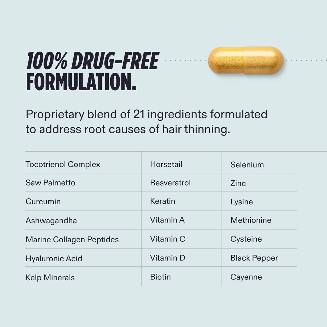 Nutrafol Men's Hair Growth Supplements, 1 Month Supply