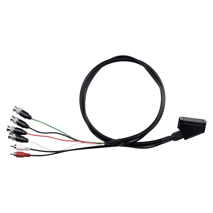 XTPTFABS Euro SCART to RGB BNC and RCA Adapter Cable