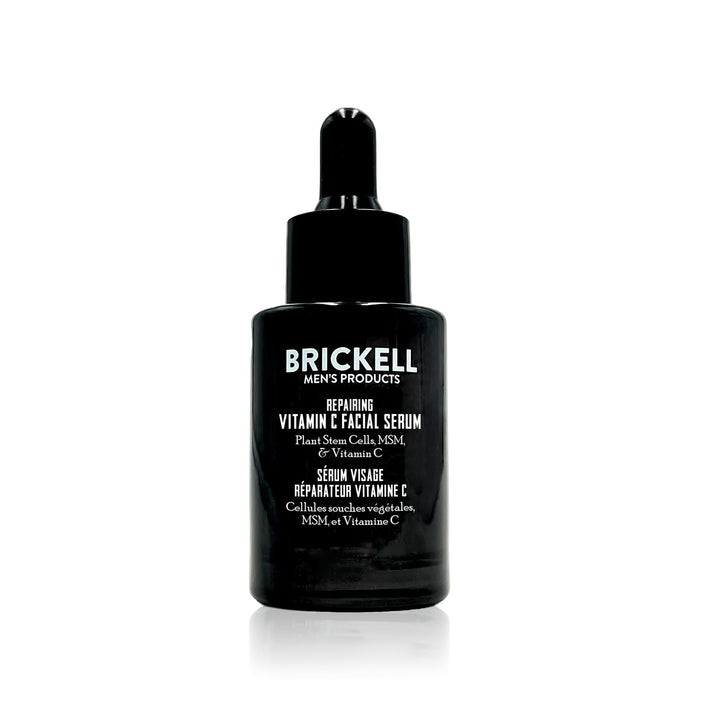 Brickell Men's Products Anti Aging Vitamin C Serum For Face, Unscented, 1 oz