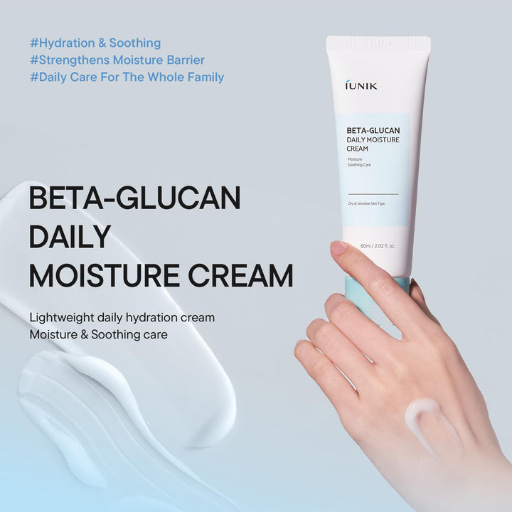 iUNIK Beta Glucan Daily Moisture Cream, 60 ml