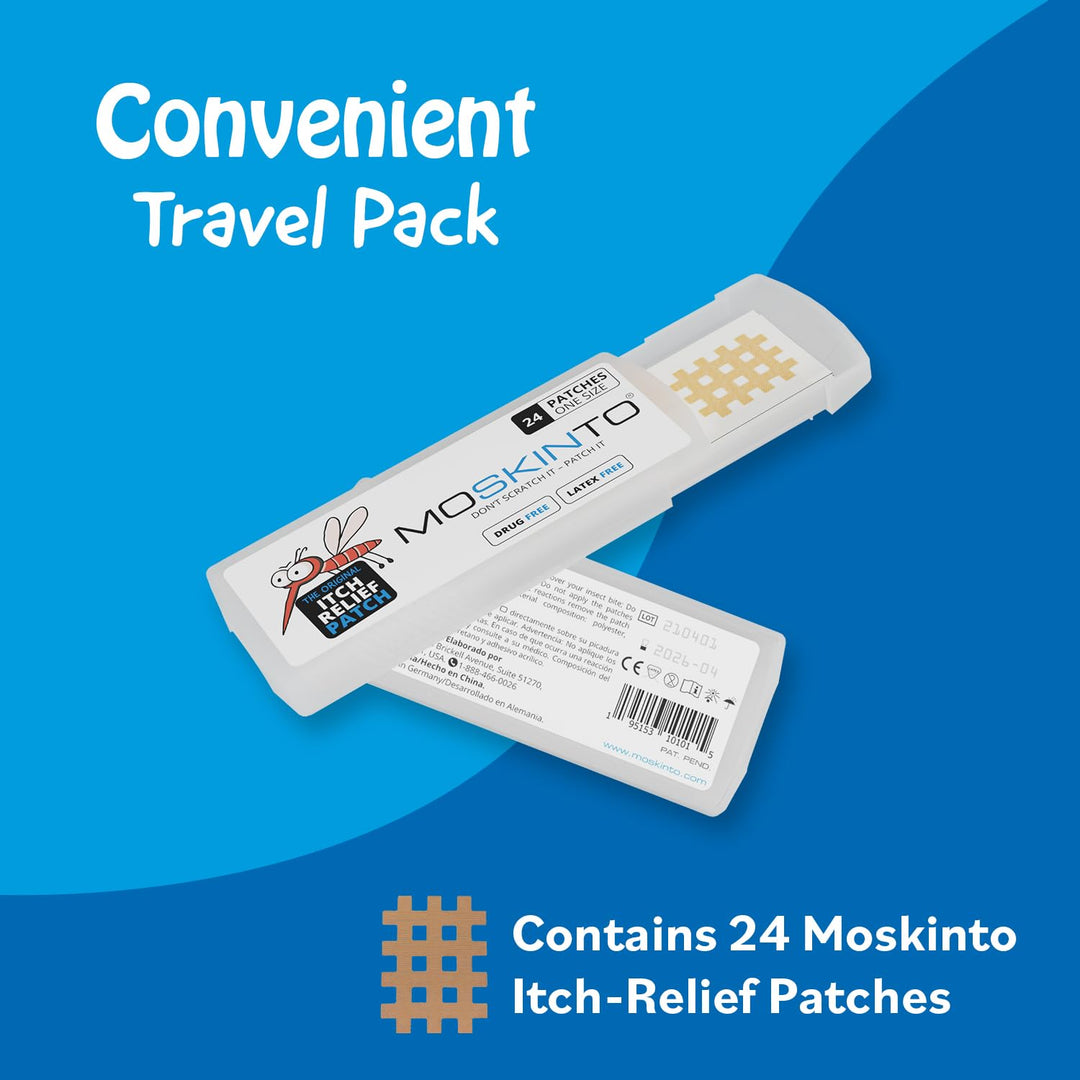 Moskinto After-Bite Itch Relief Patch, Travel Pack
