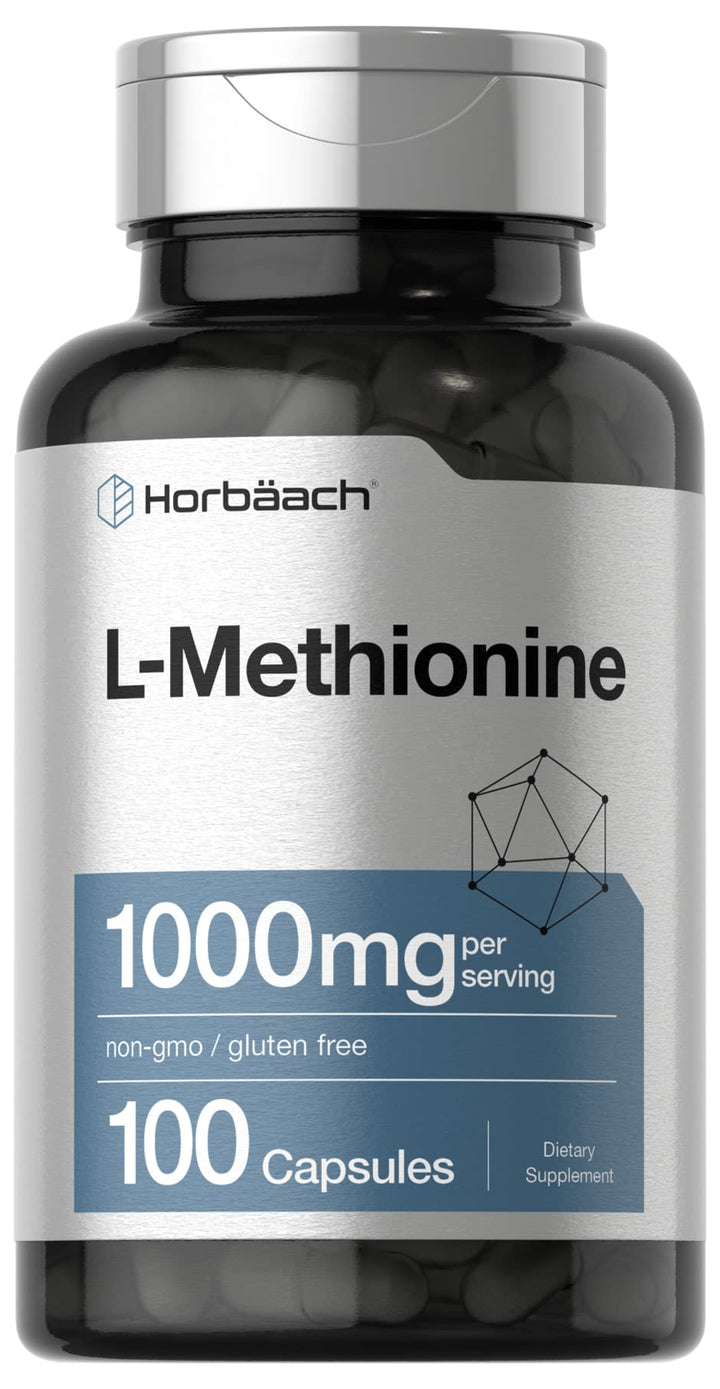 Horbäach L-Methionine, 1000 mg, 100 Count