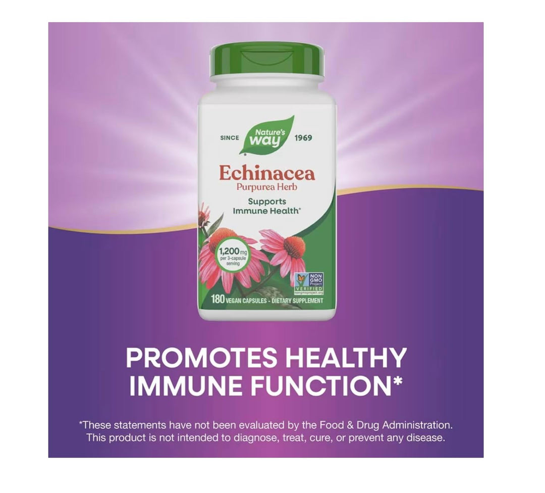 Nature's Way Echinacea Herb, 180 Count