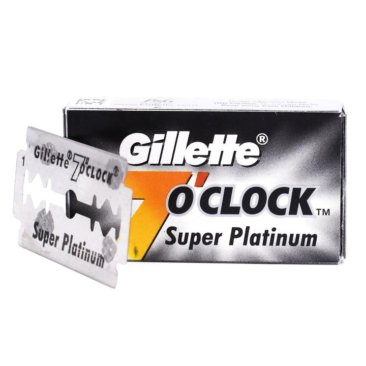 Gillette 7 O'clock Super Safety Razor Blades, 100 Count