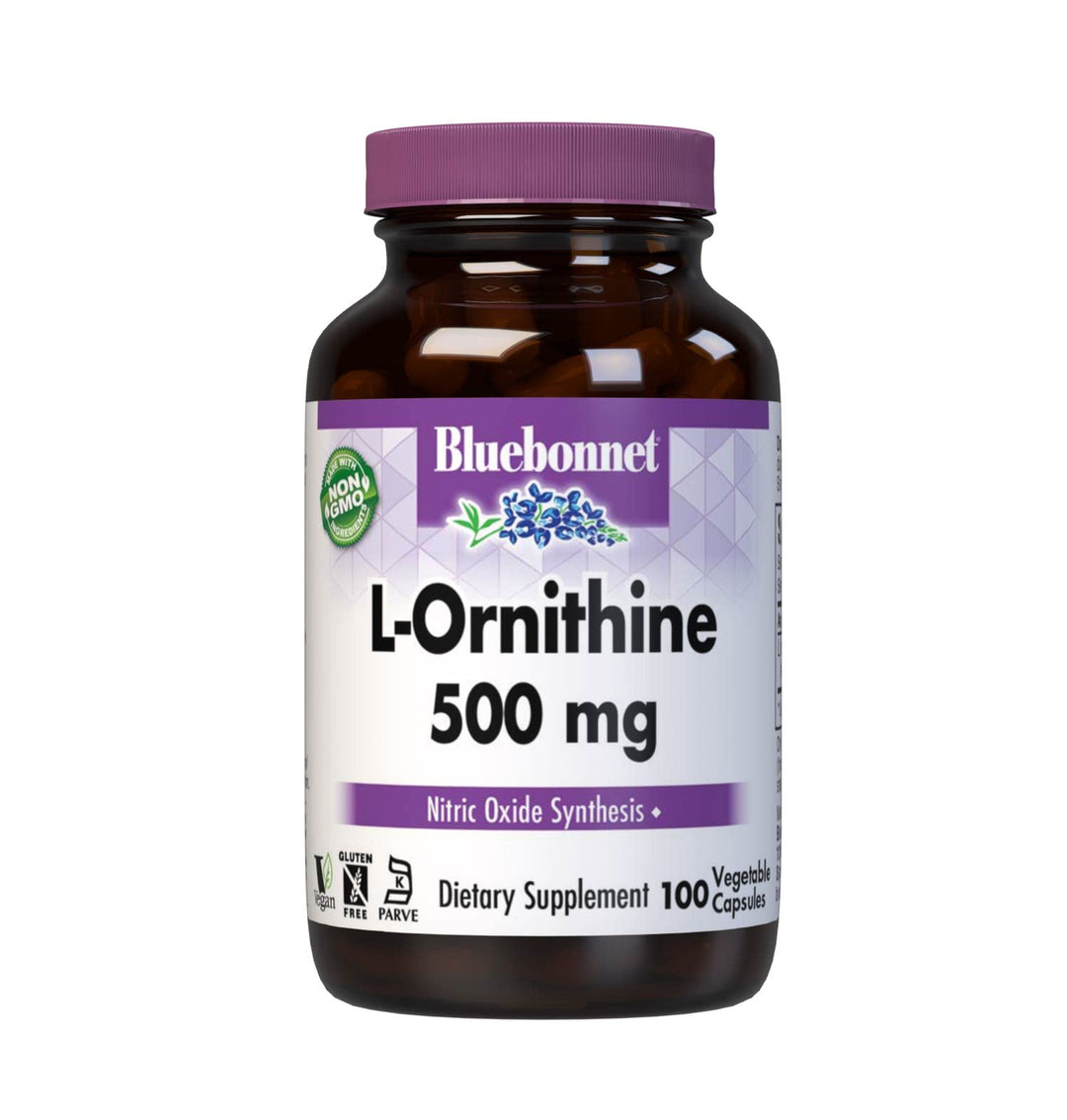 Bluebonnet L-Ornithine, 500 mg, 100 Count
