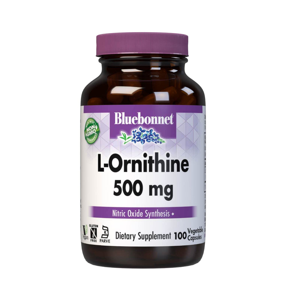 Bluebonnet L-Ornithine, 500 mg, 100 Count