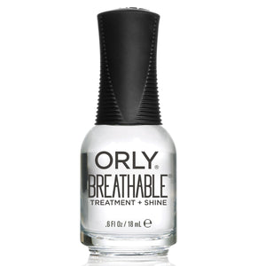 Orly Breathable Treatment And Shine, Clear Coat, 0.6 fl oz