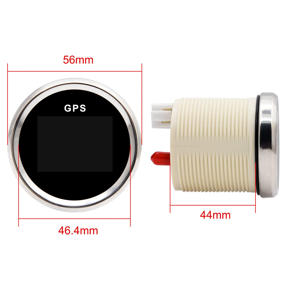 KAOLALI Digital GPS Speedometer, 52mm, 9-32V