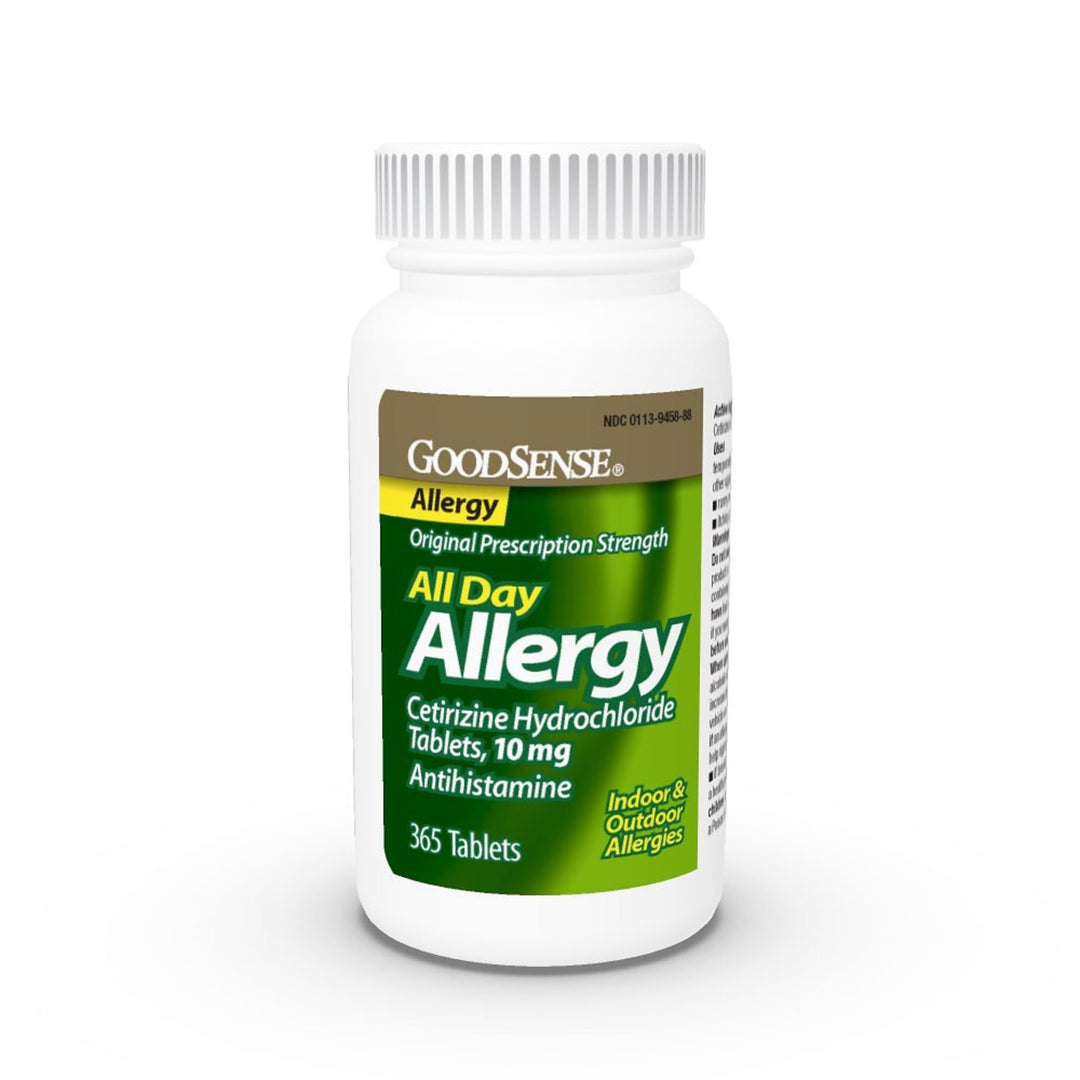 Good Sense All Day Allergy Cetirizine Hydrochloride Tablets, 10 mg, 365 Count