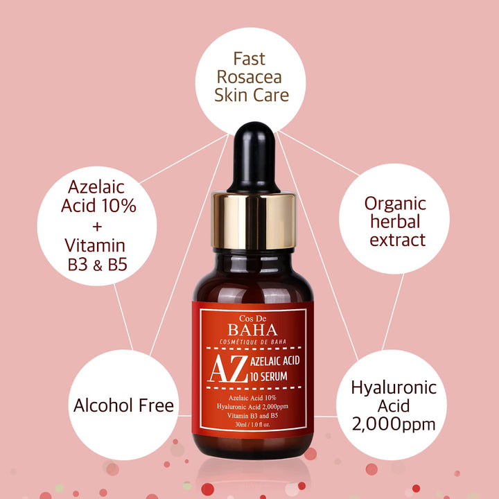 Cos De BAHA Azelaic Acid 10% Serum, 1 fl oz