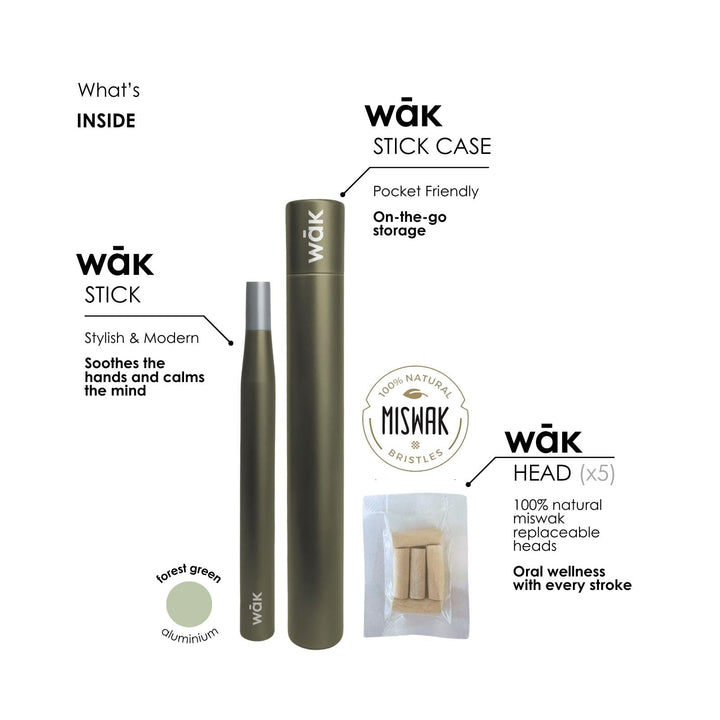 wāk Stick, Forest Green, Regular