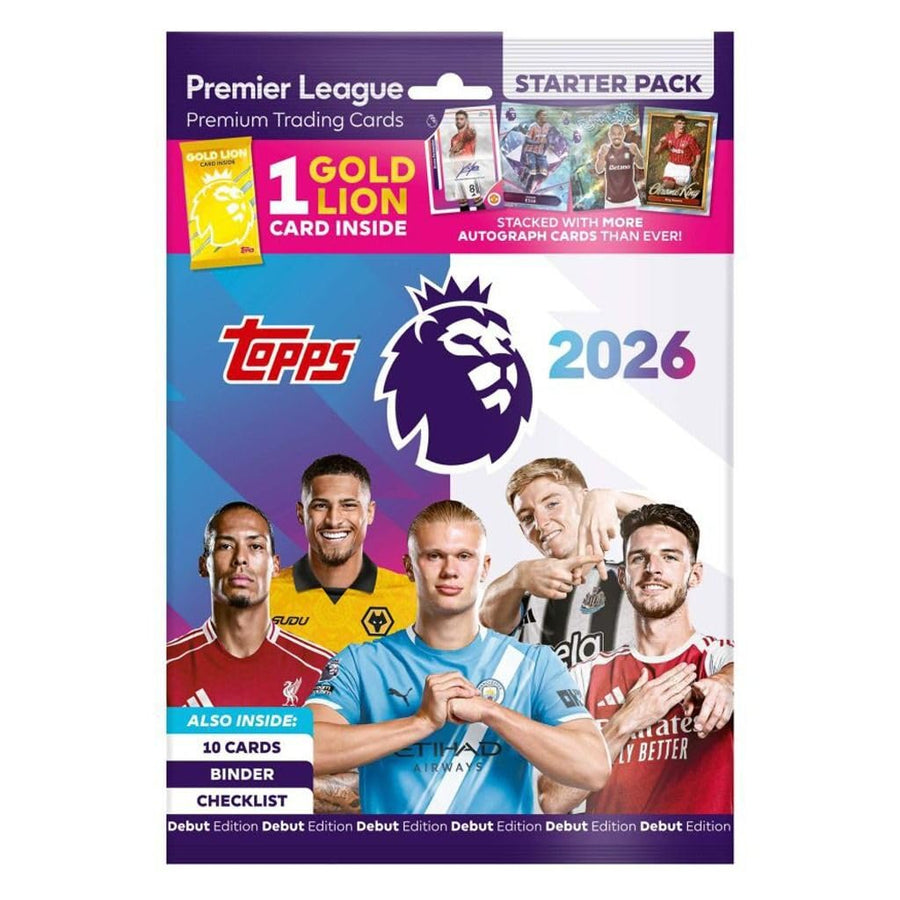 Topps Premier League 2025/26 Starter Pack, 10 Count